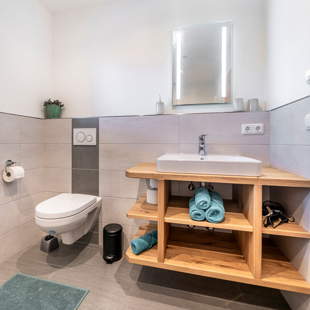 Ferienwohnungen-Steffelbauerhof-Heimelig-Wohnen-Badezimmer Ferienwohnungen-Steffelbauerhof-Heimelig-Wohnen-Badezimmer